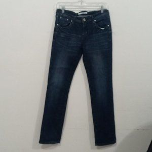 7-2 GRACE in L.A. blue denim straight leg jeans 28
